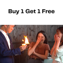 2 Pcs Magic Fire Wallet Appear Flam. Wallet Trick Big Burning Space